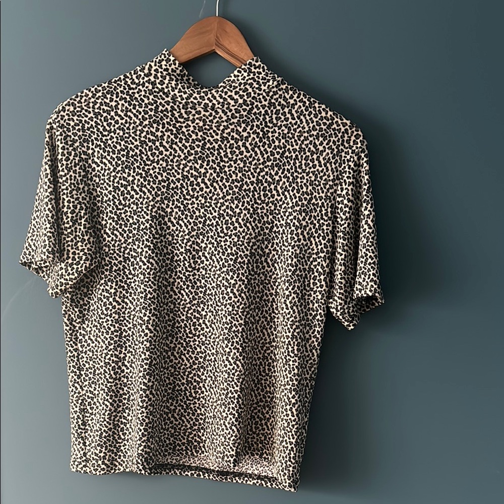 Jaipur Vintage Leopard Printed Short Sleeve T-Shirt